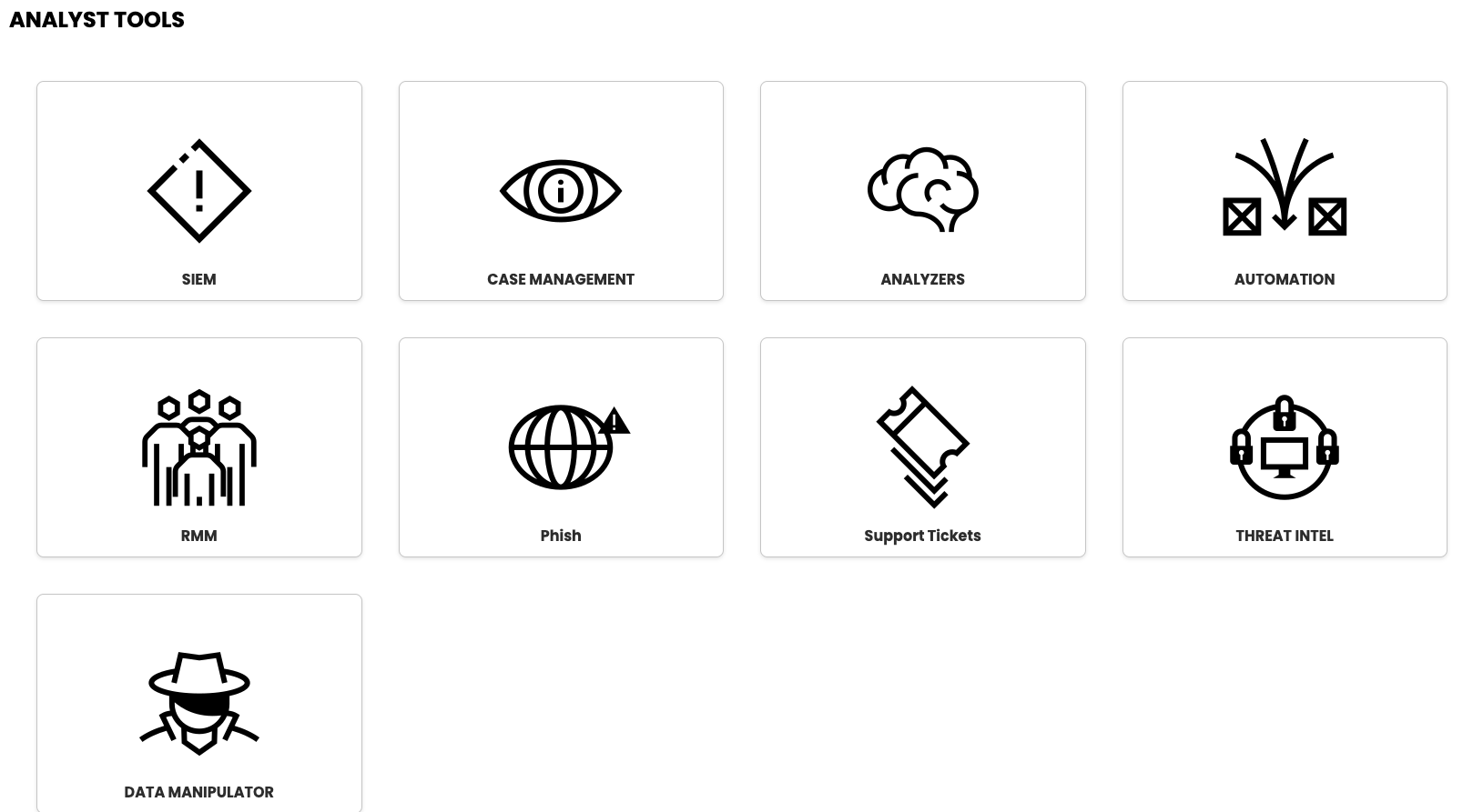 Unified visibility screenshot